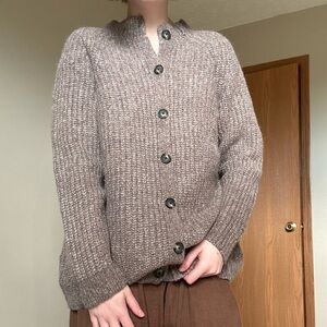 Everlane Fisherman Cardigan Cloud